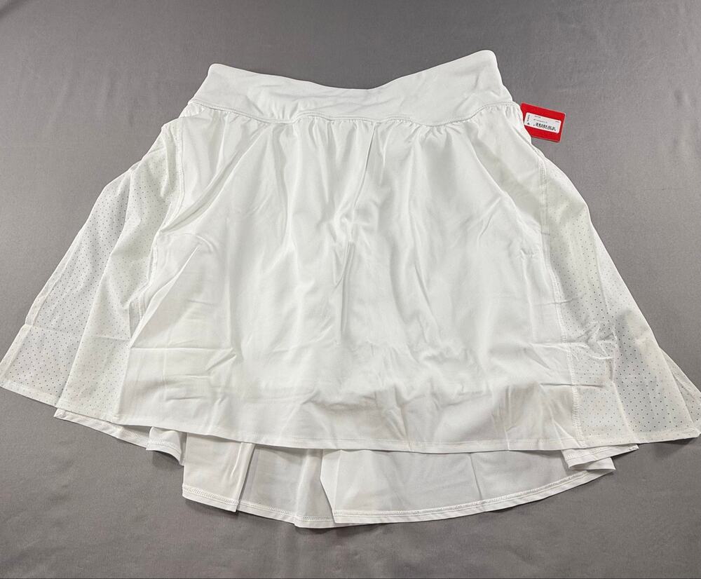 SPANX Get Moving White Athletic Skort Women’s XL Pull-On Tennis Golf Active